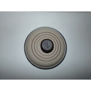 CLUB Vintage Beige‎ Brown Stripe Replacement Lid Top Only Cast Aluminum 7"